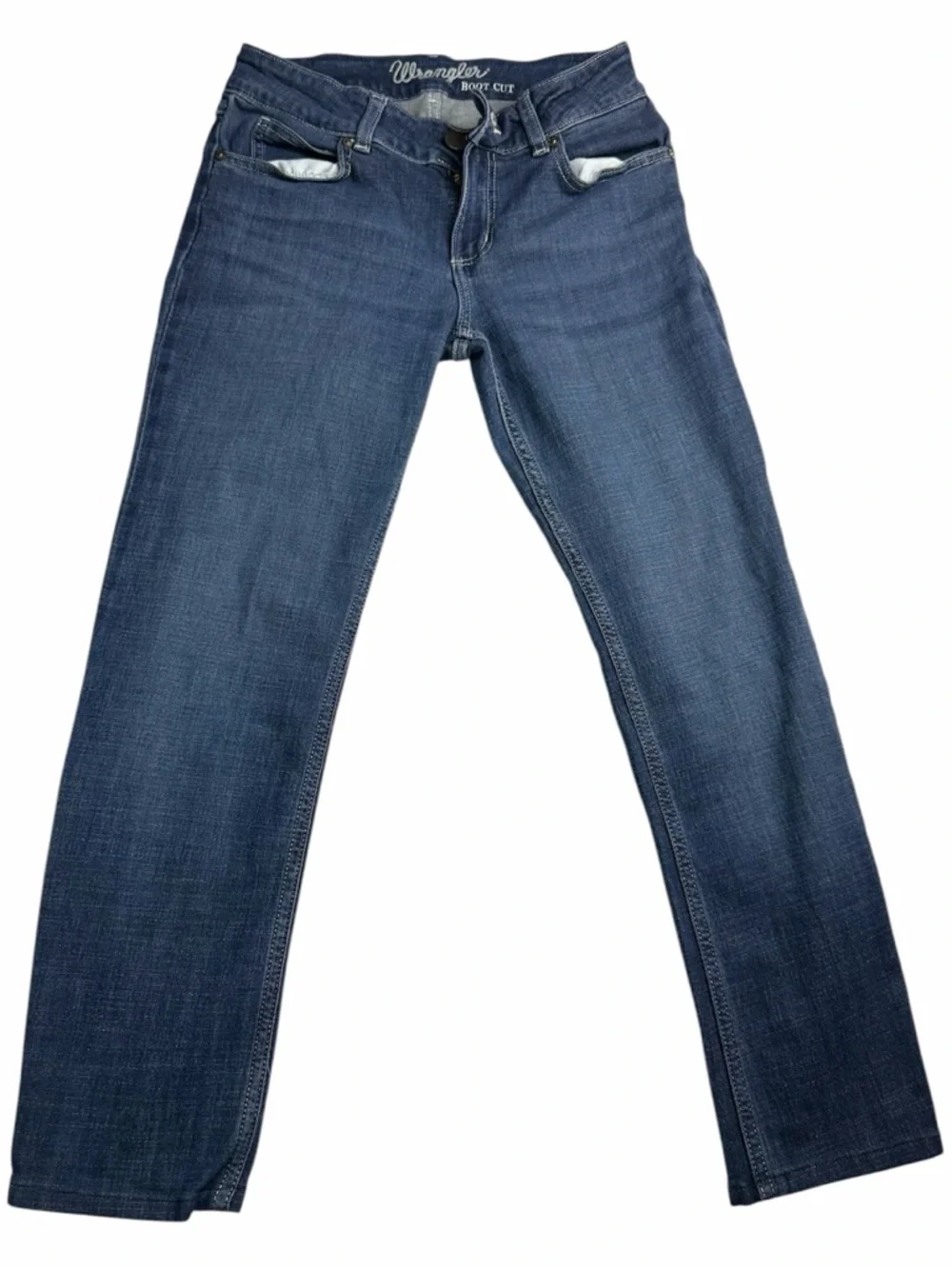 ✨ Wrangler Boot Cut‎ Stretch Jeans Dark Wash Women’s 3x34 8884-13 ✨